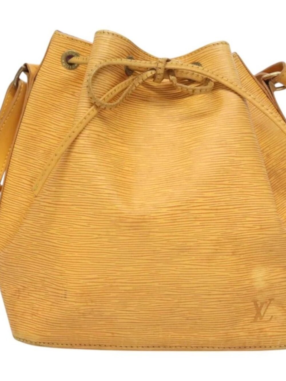 LOUIS VUITTON Epi Petit Noe Shoulder Bag Yellow M44109 LV Auth BD2091 - Picture 2 of 16